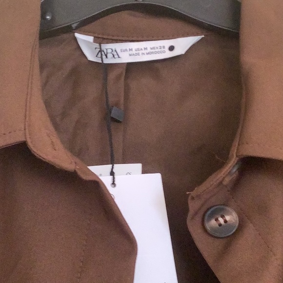 Gorgeous Brown Cropped Zara Jacket  💛💛💛 - Picture 4 of 8